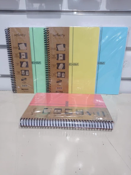 METEKSAN A4 İNFİNİTY SPİRALLİ  PP KAPAK  210YP 5+2 ürün görseli 1