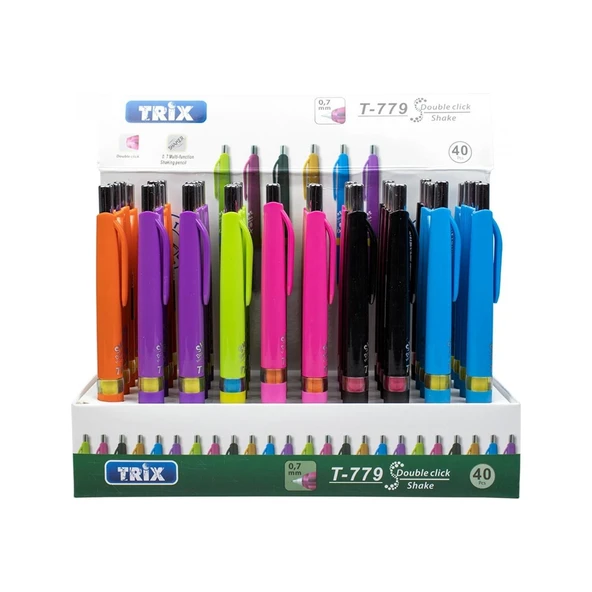 TRİX VERSATİL KALEM DOUBLE CLICK 0,7 MM ürün görseli 1