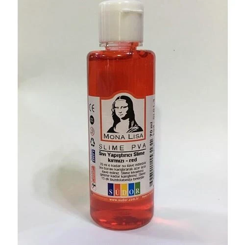 MONALİSA SIVI SLİME 70ML KIRMIZI 12 ADET ürün görseli 1