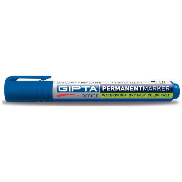 GIPTA BEYAZ TAHTA KALEMİ MAVİ F1372 12 ADET ürün görseli 1