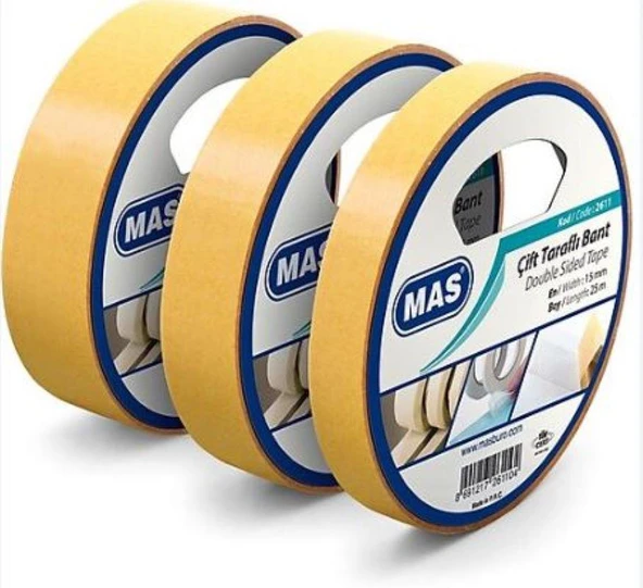 MAS ÇİFT TARAFLI BANT 45 MMx25 M 2615 ürün görseli 1
