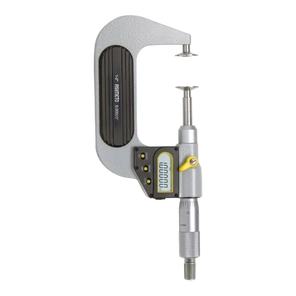 ASIMETO 0-25mmx0.001mm DİJİTAL DİŞLİ MİKROMETRE AS-145010 ürün görseli 1
