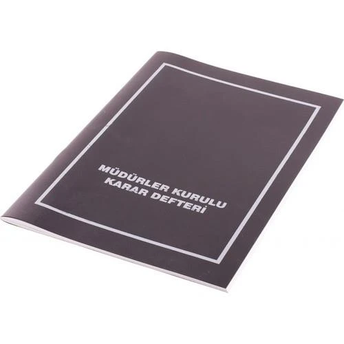 GÜLPAŞ MÜDÜRLER KURULU KARAR DEFTERİ PLASTİK KAPAK ürün görseli 1