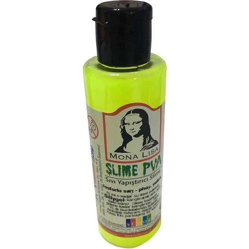 MONALİSA SIVI SLİME 70ML FOSFORLU SARI 12 ADET ürün görseli 1