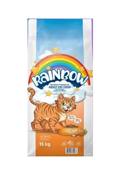 Rainbow Tavuklu Yetişkin Kedi Maması 15 kg ürün görseli 1