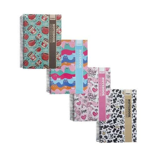 MİKRO DEFTER 17X24 FUNNY ÇİZGİLİ 120 YAPRAK ürün görseli 1