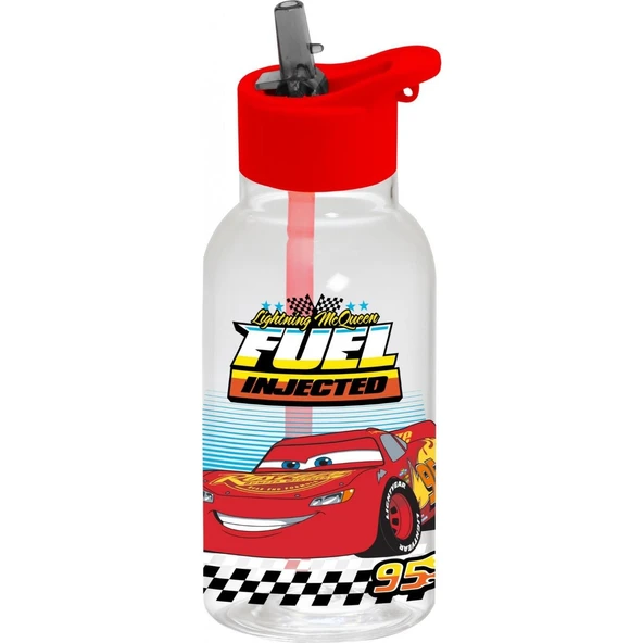 HEREVİN MATARA CARS DESENLİ PİPETLİ 460 ML ürün görseli 1