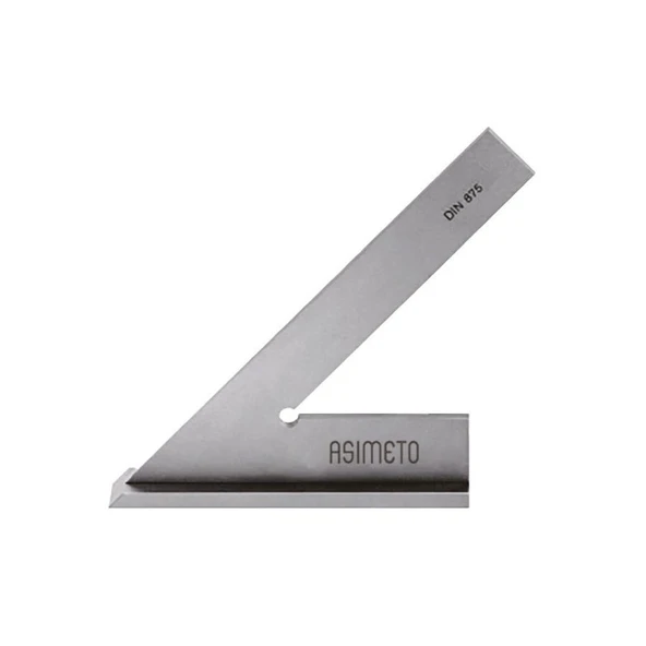 ASIMETO 120x80mm EKSTRA GENİŞ TABAN ÇELİK GÖNYE 45 DERECE AS-637012 ürün görseli 1