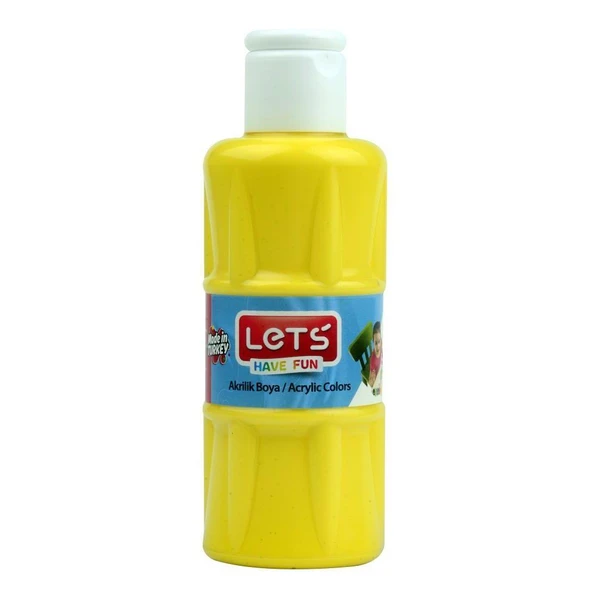 LETS AKRILIK BOYA 100 ML SARI L-5752 ürün görseli 1