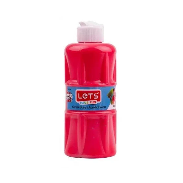 LETS AKRILIK BOYA 250 ML KIRMIZI L-5704 ürün görseli 1