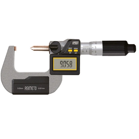 ASIMETO 75-100mmx0.001 IP65 DİJİTAL TEK NOKTA MİKROMETRE AS-135041 ürün görseli 1