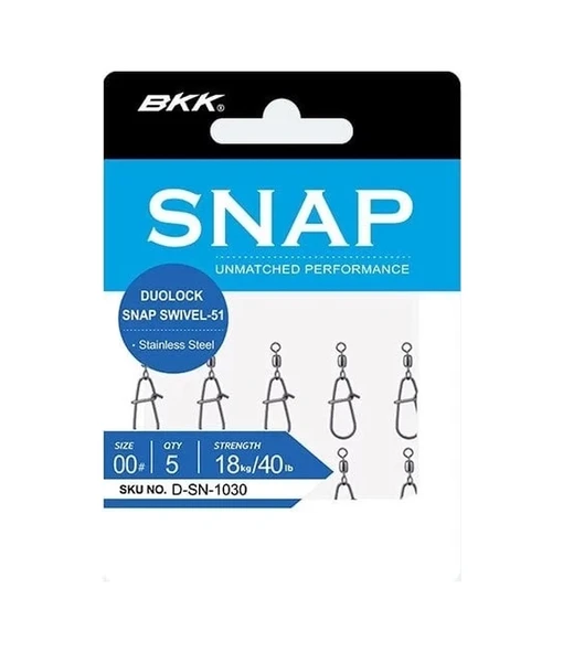 BKK Duolock Snap Swivel-51 Fırdöndü BKK-0 ürün görseli 1