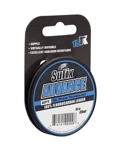 Sufix Advance 50m 0.185 Mm Fluorocarbon Misina - Resim 2