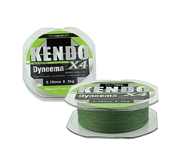 Kendo Dyneema 4 Örgü  120 Mt İp Misina - 0.18 ürün görseli 1