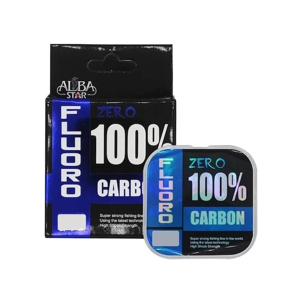 Albastar Zero %100 Fluorocarbon Misina 25 Mt-Standart-0.24 Mm ürün görseli 1