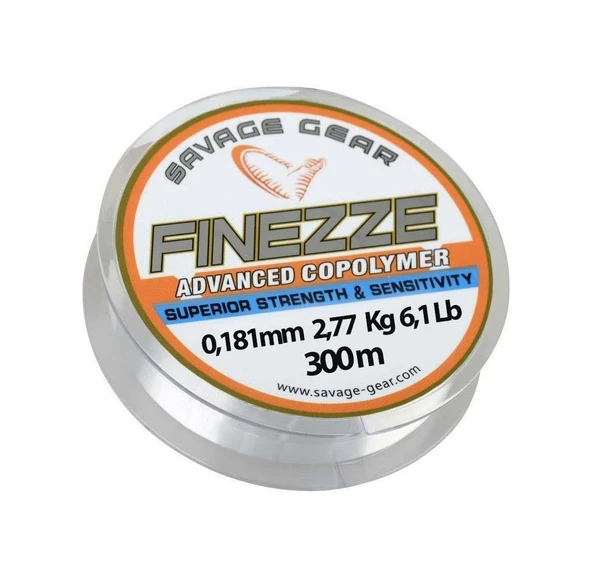Savage Gear Finezze Mono 300 Mt Clear Misina 0.181 Mm ürün görseli 1