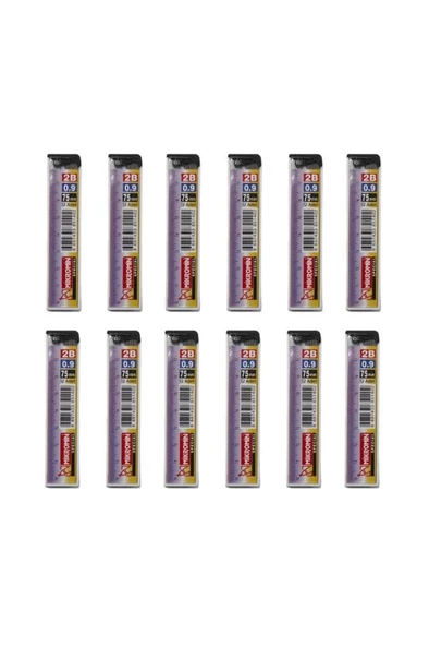 Mikro M-750 75Mm Cetvelli Kurşun Kalem Ucu 0.9Mm - 12 Adet ürün görseli 1