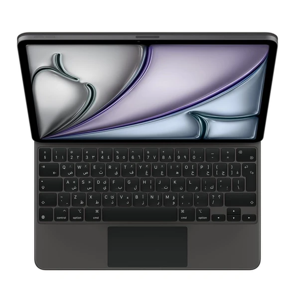 Apple 13 inç iPad Air (M2) için Magic Keyboard - Arapça - Siyah MJQK3AT/A ürün görseli 1