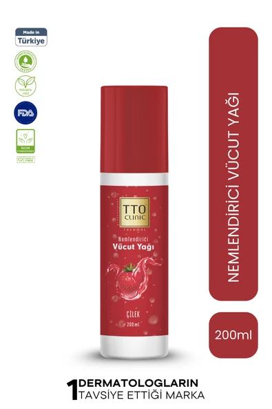 TTO CLINIC VÜCUT YAĞI ÇİLEK 200 ML ürün görseli 1