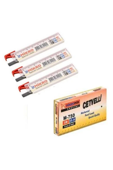 Mikro Min Uç M-750 0.5 Mm Çetvelli 75 Mm Cm-05 - 3 Adet ürün görseli 1