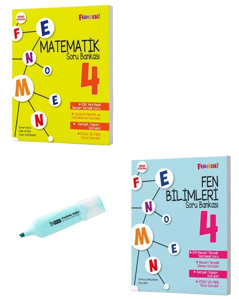 4. Sınıf Matematik Ve Fen Bilimleri Soru Bankası ürün görseli 1