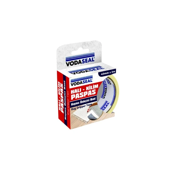 Vodaseal Halı Kilim Paspas Kayma Önleyici Bant - 40 Mm X 3 Mt ürün görseli 1