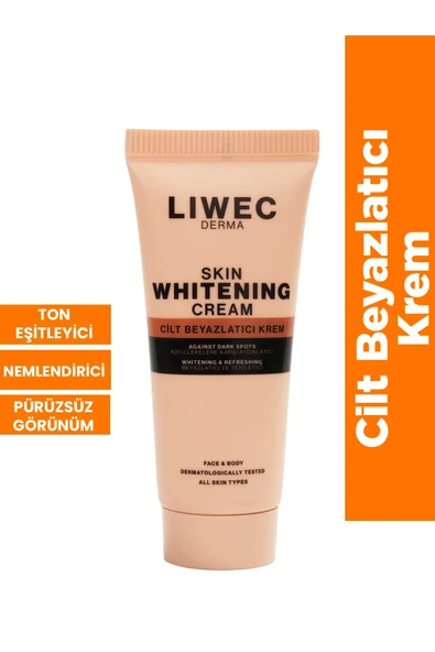 LIWECDERMA ALOE VERA ÖZLÜ KOYU LEKERE KARŞI VE YENİLEYİCİ ETKİLİ CİLT BEYAZLATICI KREM 50ML ürün görseli 1