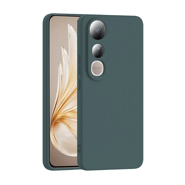 HEPTEKİLETİŞİM Vivo V50 Lite 4GKılıf Kadife Iç Yüzey Yumuşak Dokulu Kamera Korumalı Ince Silikon Kapak (MARA) ürün görseli 1