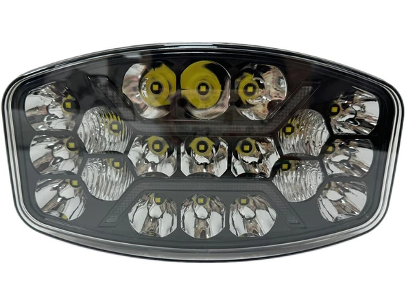 Space Offroad sis lambası 24.6 x 14 x 8.8cm beyaz-amber gündüz ledli adet  /  LASS375 ürün görseli 1