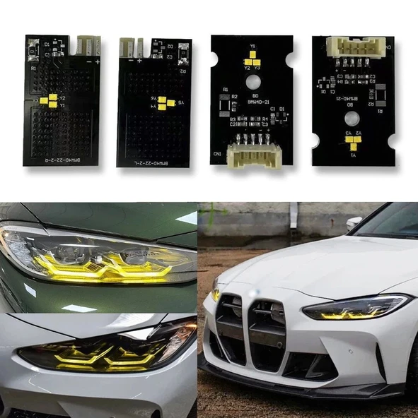 AUTOGP Bmw g22 g26 angel led modülü sarı 2019 / 2023 led far uyumlu ürün görseli 1