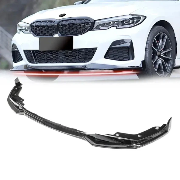 AUTOGP Bmw G20 ön tampon altı lip pianoblack 2019 / 2022  performans stil ürün görseli 1