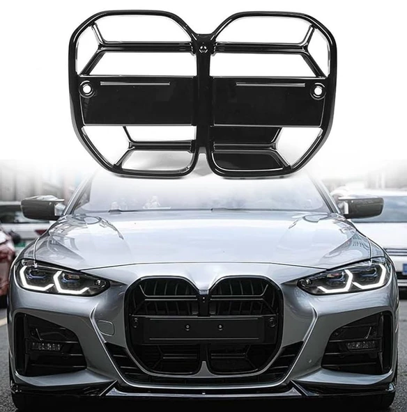 AUTOGP Bmw g22 g23 m4 cs ön böbrek panjur pianoblack 2020+ ürün görseli 1