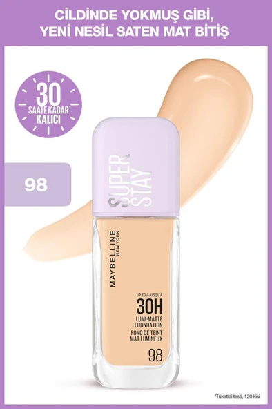 Maybelline New York Super Stay Lumi Matte 98 Fondöten ürün görseli 1