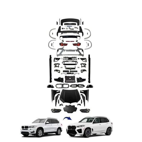 AUTOGP Bmw x5 F15 to g05 dönüşüm body kit seti full facelift 2012 / 2017 ürün görseli 1