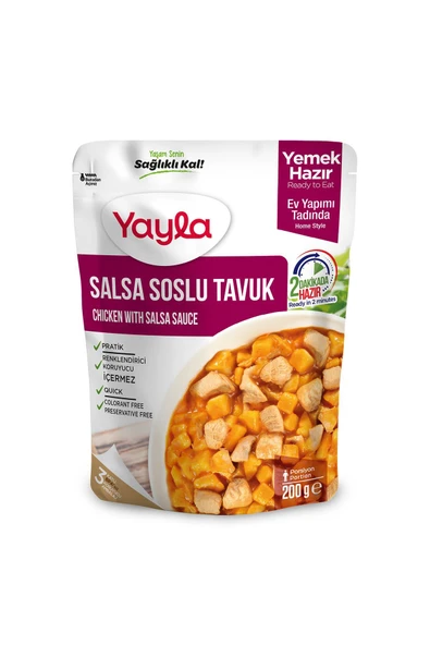 Yayla Yemek Hazır Salsa Soslu Tavuk 200 gr ürün görseli 1