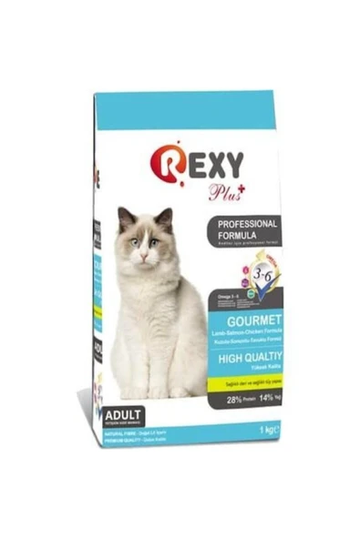 Rexy Plus Gurme 1 Kg Kedi Maması ürün görseli 1
