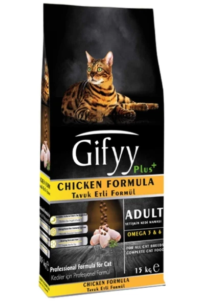 Gifyy Giffy Tavuklu Kedi Maması Yetişkin 15 Kg ürün görseli 1