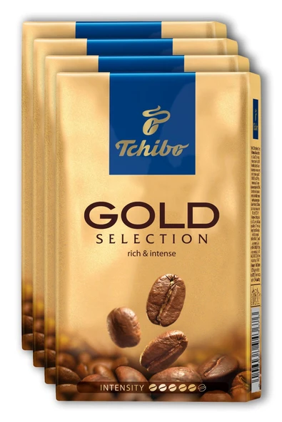Tchibo Gold Selection Öğütülmüş Filtre Kahve 4 x 250 gr ürün görseli 1