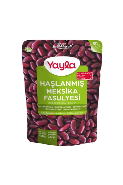 Yayla Haşlanmış Meksika Fasulyesi 400 Gr ürün görseli 1