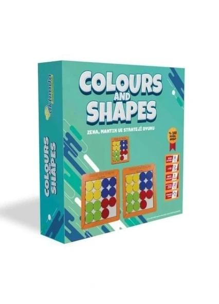 AKLIMDA ZEKA OYUNLARI - COLOURS AND SHAPES AHŞAP ürün görseli 1