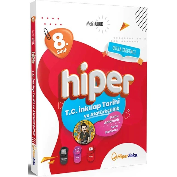 Hiper Zeka Yayınları 8. Sınıf Hiper T.C. İnkılap Tarihi ve Atatürkçülük Konu Anlatımlı ve Soru Bankası ürün görseli 1