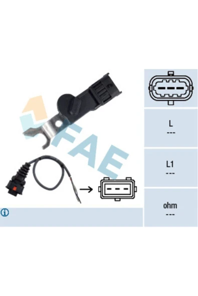 FAE 79167 FAE EKSANTRİK MİLI SENSÖRÜ ASTRA F 1,8 16V ürün görseli 1