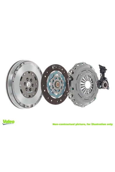 VALEO 837459 DMF VOLANLI DEBRIYAJ SETI + HIDROLIK RULMAN(PEUGEOT 207-307-308-1.6 HDI 2.0HDI/CITROEN C2-C3-C4-BER ürün görseli 1