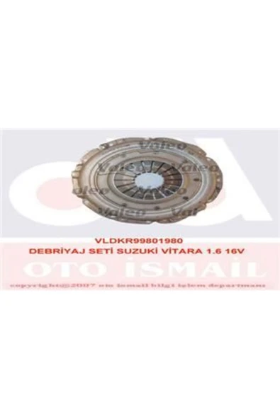 VALEO 801980 DEBRİYAJ SETİ VITARA 1.6 16V SZ101KIT ürün görseli 1