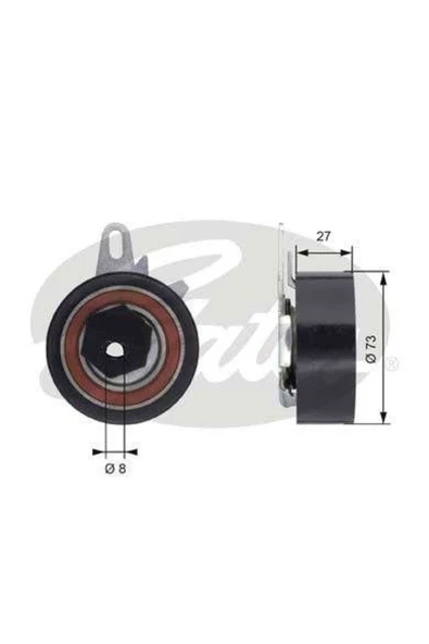 GATES EKSANTRIK RULMANI TRANSPORTER T4 2.5 TDI 98-04 CRAFTER CRAFTER 06-16-GATES T43067 ürün görseli 1