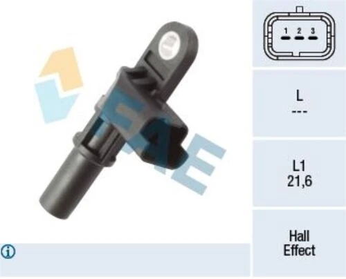 FAE 79444 SENSÖR EKSANTRİK MİLİ POZISYONU  308 1.6 BLUEHDI 01.14- ürün görseli 1