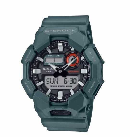 Casio GA-010-2ADR Quartz Analog/Dijital Silikon Mavi 20 ATM 52 mm Erkek Kol Saati ürün görseli 1