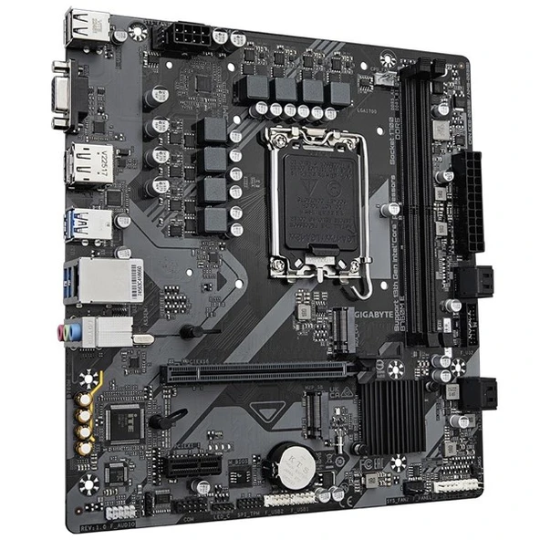 GIGABYTE B760M E DDR5 HDMI-DP PCIE 4.0 1700P mATX - Resim 3
