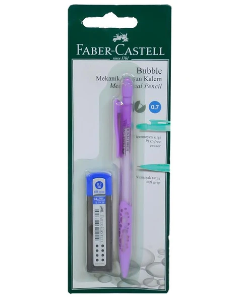 Faber Castell Bubble 07 Mekanik Kurşun Kalem Mor 532710 ürün görseli 1