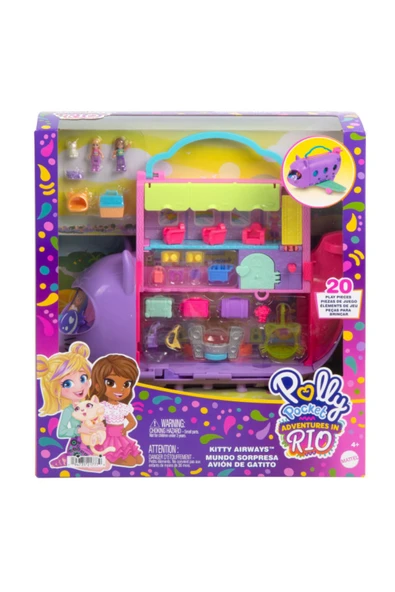 POLLY POCKET KITTY AIRWAYS HWP19 - Resim 5